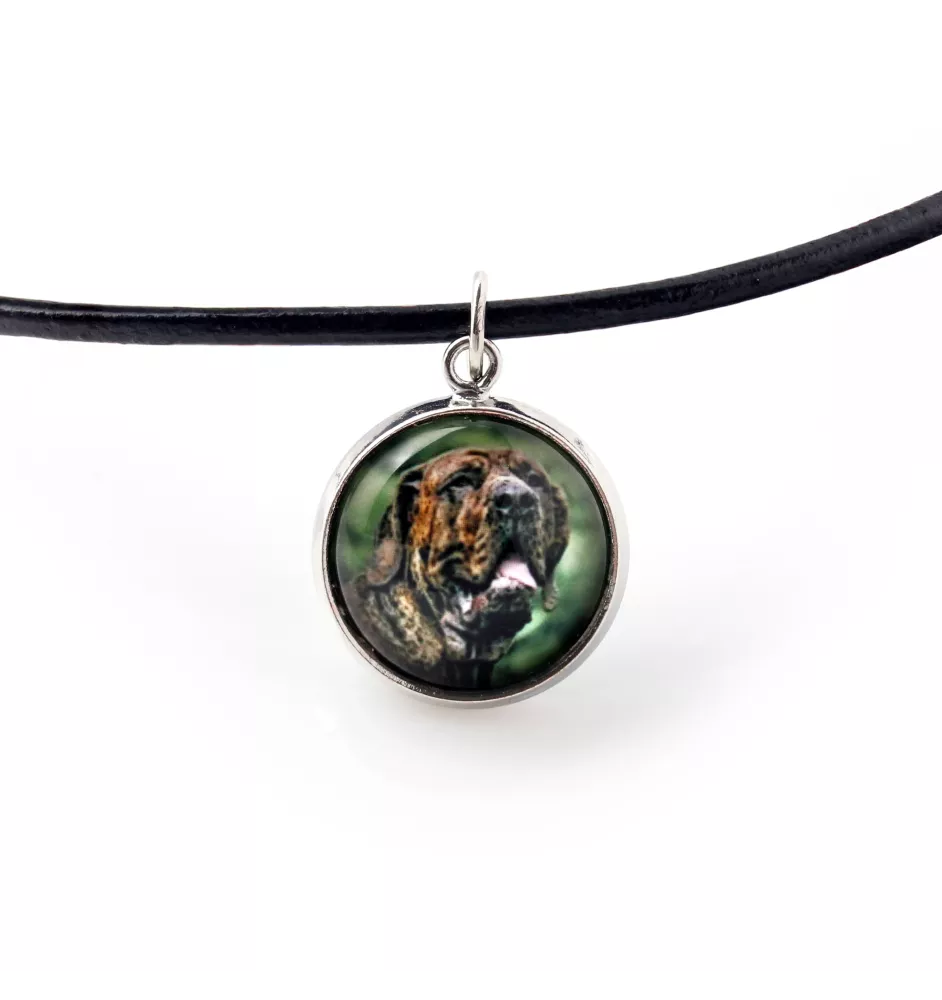 Fila Brasileiro - necklace pendant with your photo, handmade, handcrafted jewelry by Art-Dog brand
