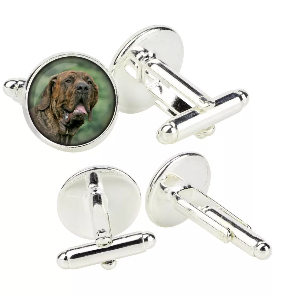 Fila Brasileiro spinka do mankietów w pudełku ze zdjęciem Art-Dog