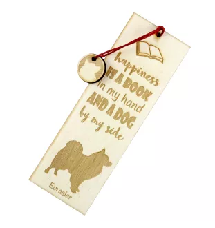 Eurasier - marque-page pour livre avec chien, marque-page personnalisé, accessoire canin pour les lecteurs de la marque Art-Dog