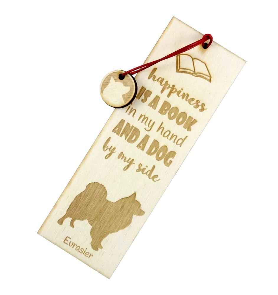 Eurasier - Lesezeichen mit Hund, personalisiertes Lesezeichen, Hundeaccessoire für Leser der Marke Art-Dog