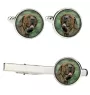 Fila Brasileiro, Brasilianischer Mastiff Ärmelknöpfe und Krawatte mit Ihrem Foto, Anzugaccessoire, Herrenschmuck der Marke Art-Dog