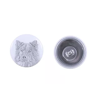 Eurasier - boucles d'oreilles uniques avec un chien, votre animal de compagnie sur un porte-clés, marque propre Art-Dog