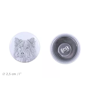 Eurasier - boucles d'oreilles uniques avec un chien, votre animal de compagnie sur un porte-clés, marque propre Art-Dog