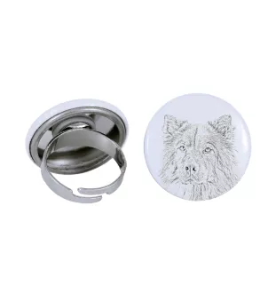 Eurasier - bijoux pour femmes avec l'image d'un chien, produit fait à la main, possibilité d'ajouter sa propre photo, marque Art-Dog