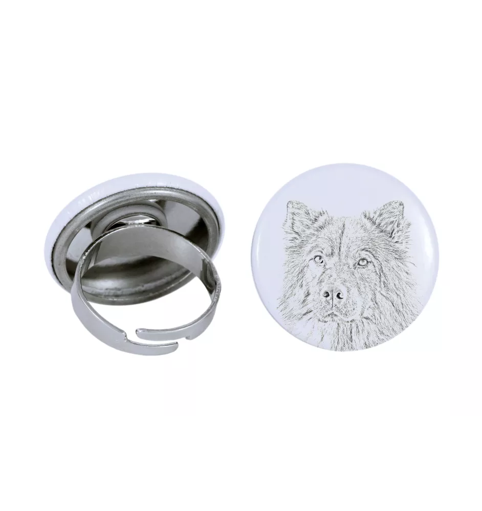 Eurasier - bijoux pour femmes avec l'image d'un chien, produit fait à la main, possibilité d'ajouter sa propre photo, marque Art-Dog