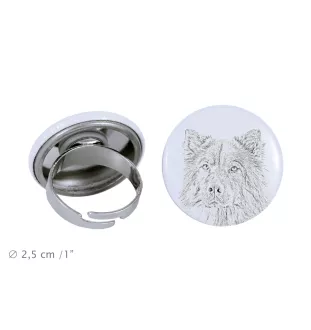 Eurasier - bijoux pour femmes avec l'image d'un chien, produit fait à la main, possibilité d'ajouter sa propre photo, marque Art-Dog