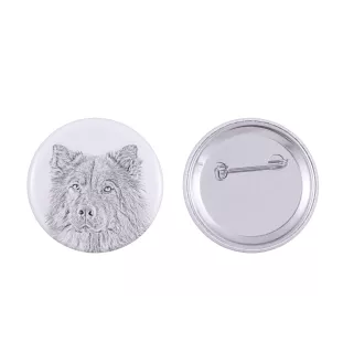 Eurasier - badge avec votre chien, ajoutez votre propre photo, marque Art-Dog