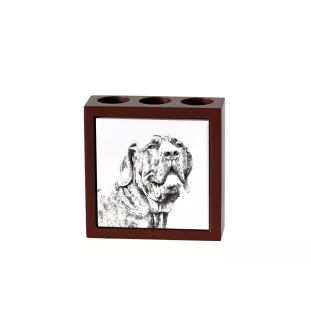 Fila Brasileiro - porte-stylo avec chien, organiseur de bureau avec impression, décoration de bureau personnalisée de la marque Art-Dog