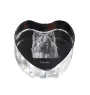 Eurasier - une photo de chien dans un cristal, un cœur en cristal, un cadre photo exceptionnel de la marque Art-Dog