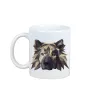 Eurasian, Eurasier - cup with a geometric dog image and the inscription Art-Dog