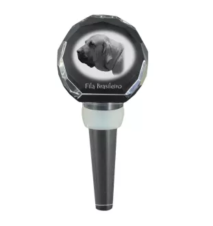 Fila Brasileiro grubszy stopper do wina z psem Art-Dog