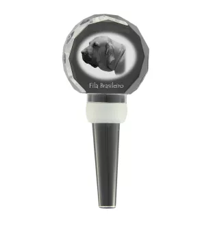 Fila Brasileiro grubszy stopper do wina z psem Art-Dog