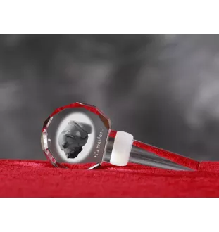 Fila Brasileiro, Brasilianischer Mastiff - Kristallflaschenverschluss, einzigartiger Weinverschluss mit Foto, personalisiertes Geschenk für Sommelier der Marke Art-Dog