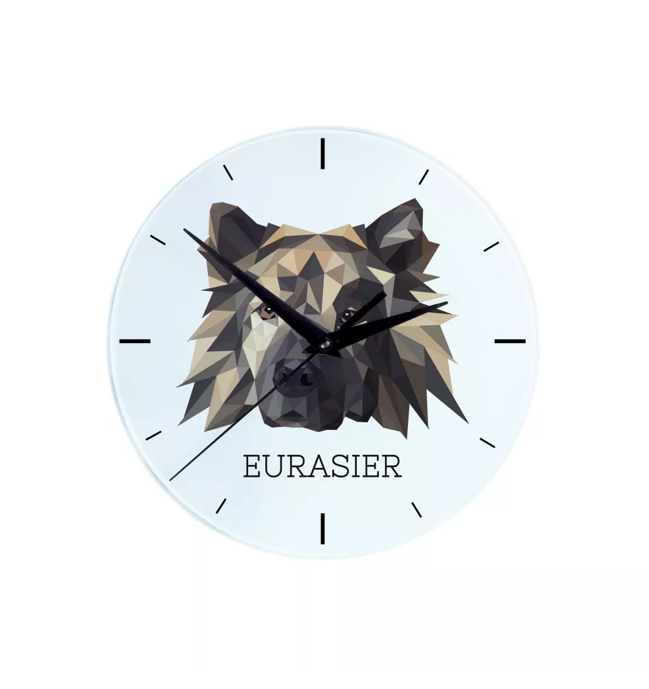Eurasier zegar geometryczny Art-Dog