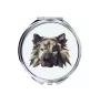 Eurasier - miroir avec une image et un motif géométrique de la marque Art-Dog