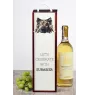 Eurasian, Eurasier - geometric box with a picture and inscription for wine by Art-Dog