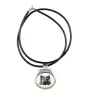 Eurasian, Eurasier - necklace with a geometric design and the inscription "Art-Dog"