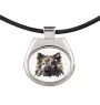 Eurasian, Eurasier - necklace with a geometric design and the inscription "Art-Dog"