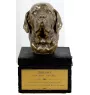 Fila Brasileiro - an urn with an engraving and a sculpture of a dog, a handmade product by the Art-Dog brand.
