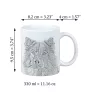Eurasian, Eurasier - cup with a dog, cheerful cup for a dog lover, personalized gift from the Art-Dog brand