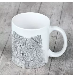 Eurasier - Tasse mit Hund, fröhliche Tasse für Hundeliebhaber, personalisiertes Geschenk der Marke Art-Dog