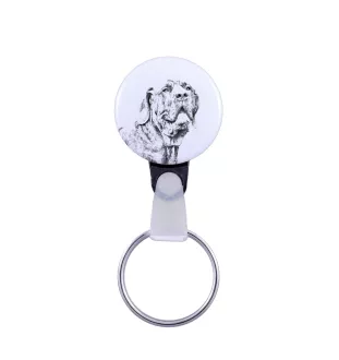 Fila Brasileiro - keychain with a dog portrait, pendant with the brand's own Art-Dog graphics