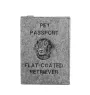 Flat coated retriever - Dog passport case, document case, gift for the traveller from the Art-Dog brand