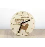 Finnish Spitz, Finnish Hunting Dog, Finnish Spets - clock with dog, wooden clock with engraving, personalised clock by Art-Dog
