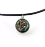 Fila Brasileiro - jewelry with your photo box, set of necklace and earrings, personalized products from the Art-Dog brand