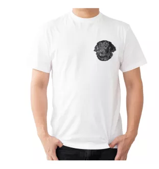 Retriever à poil plat - écusson en forme de chien, patch brodé, décoration unique pour sac à dos de la marque Art-Dog