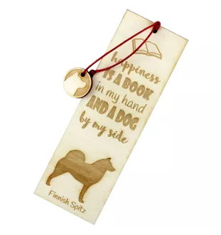 Finnischer Spitz, Finnen-Spitz, Karelo-Finnische Laika - Lesezeichen mit Hund, personalisiertes Lesezeichen, Hundeaccessoire für Leser der Marke Art-Dog