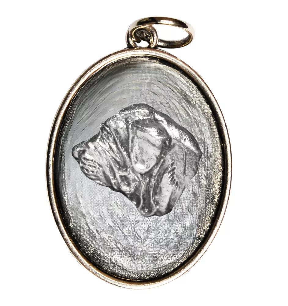 Fila Brasileiro, Brasilianischer Mastiff - Halskette mit Hund, Anhänger für Hundemama, einzigartiger Schmuck der Marke Art-Dog