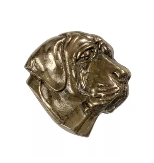 Fila Brasileiro, Brasilianischer Mastiff - Flachrelief eines Hundes, kleiner Dekor, realistische Plakette mit Hund von der Marke Art-Dog