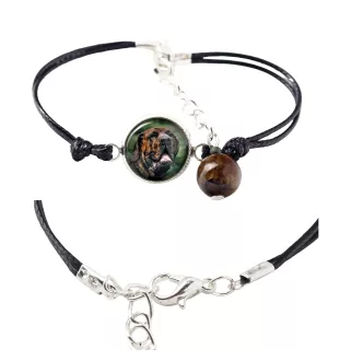 Fila Brasileiro, Brasilianischer Mastiff - Armband in einer Schachtel mit Ihrem Foto, femininer Schmuck, ein ausgezeichnetes Geschenk der Marke Art-Dog.