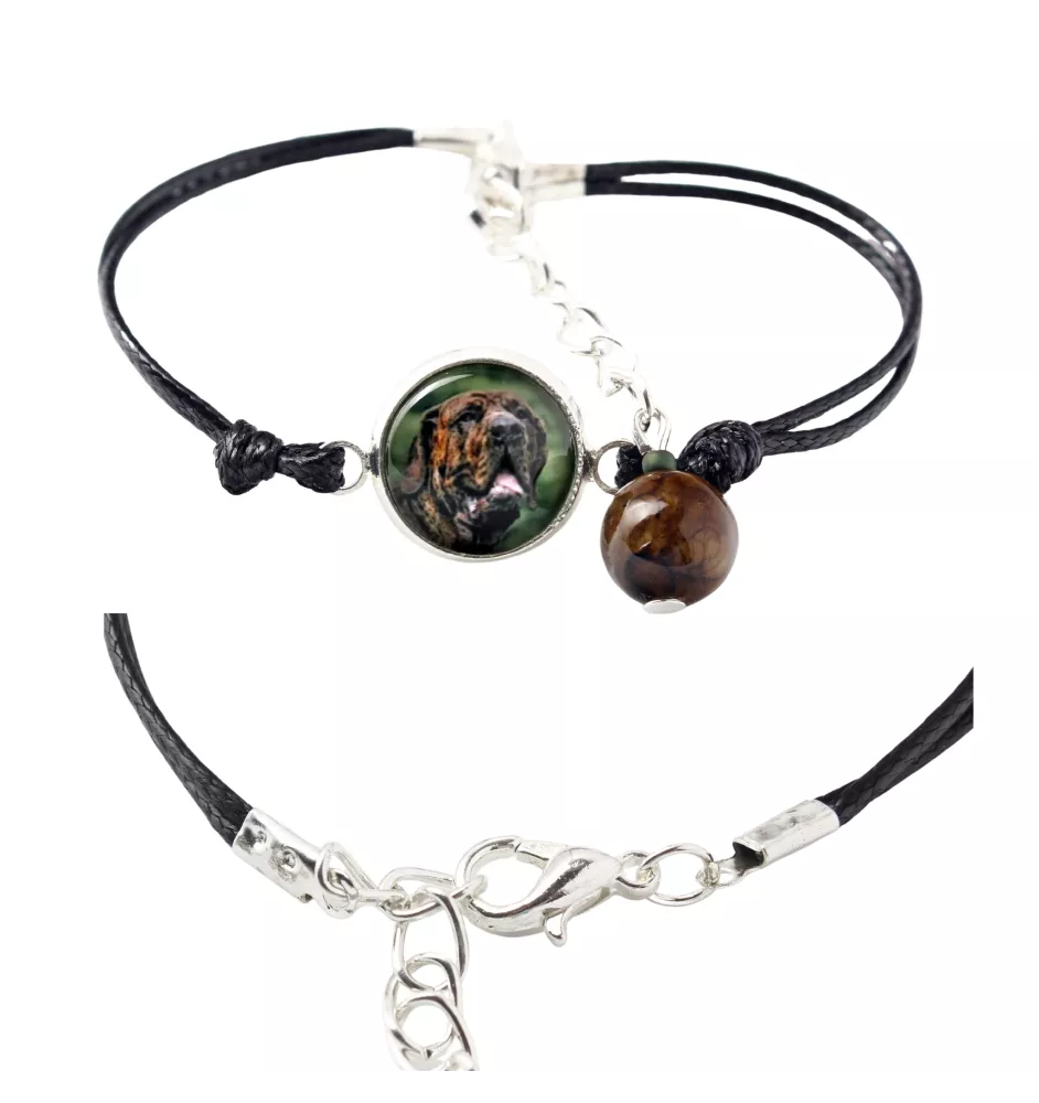 Fila Brasileiro, Brasilianischer Mastiff - Armband in einer Schachtel mit Ihrem Foto, femininer Schmuck, ein ausgezeichnetes Geschenk der Marke Art-Dog.