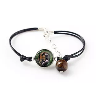 Fila Brasileiro - bracelet dans une boîte avec votre photo, bijoux féminins, cadeau parfait de la marque Art-Dog