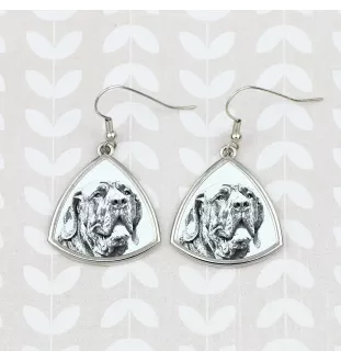Fila Brasileiro - boucles d'oreilles avec chien, boucles d'oreilles pendantes avec photo, bijoux personnalisés avec impression de la marque Art-Dog