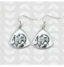 Fila Brasileiro - boucles d'oreilles avec chien, boucles d'oreilles pendantes avec photo, bijoux personnalisés avec impression de la marque Art-Dog