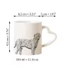 Fila Brasileiro - cup with a dog, adorable cup with a heart-shaped handle, universal gift from the Art-Dog brand