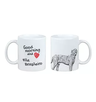Fila Brasileiro, Brasilianischer Mastiff - Tasse mit Hund, Tasse mit Bild, personalisiertes Geschenk der Marke Art-Dog