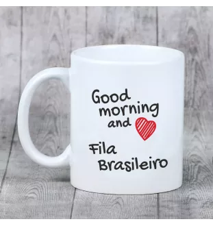 Fila Brasileiro, Brasilianischer Mastiff - Tasse mit Hund, Tasse mit Bild, personalisiertes Geschenk der Marke Art-Dog