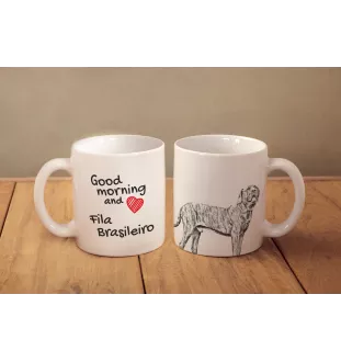 Fila Brasileiro - tasse avec chien, tasse avec photo, cadeau personnalisé de la marque Art-Dog