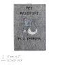 Fox Terrier Smooth - Dog passport case, document case, gift for the traveller from the Art-Dog brand