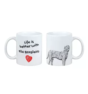 Fila Brasileiro - tasse avec chien, tasse avec photo, cadeau personnalisé de la marque Art-Dog