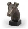 Foksterier krótkowłosy  głowa na kamieniu Art-Dog