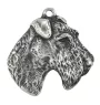 Fox Terrier Drahthaar, Foxterrier - Halskette mit Hund, versilberter Anhänger für Hundefans, einzigartiger Schmuck der Marke Art-Dog