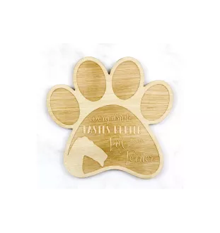 Fox Terrier Smooth - Mug coaster, engraved coaster with dog, gift for dog lover by Art-Dog brand