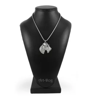 Fox-terrier à poil dur - Collier pour chien, bijoux uniques pour les fans de chiens, pendentif vipère unique de la marque Art-Dog