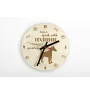 Fox-terrier à poil lisse - horloge avec chien, horloge en bois avec gravure, horloge personnalisée par Art-Dog