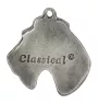 Fox-terrier à poil dur - Collier de chien dans une boîte cadeau, médaillon argenté pour fan de chien, pendentif remarquable de la marque Art-Dog